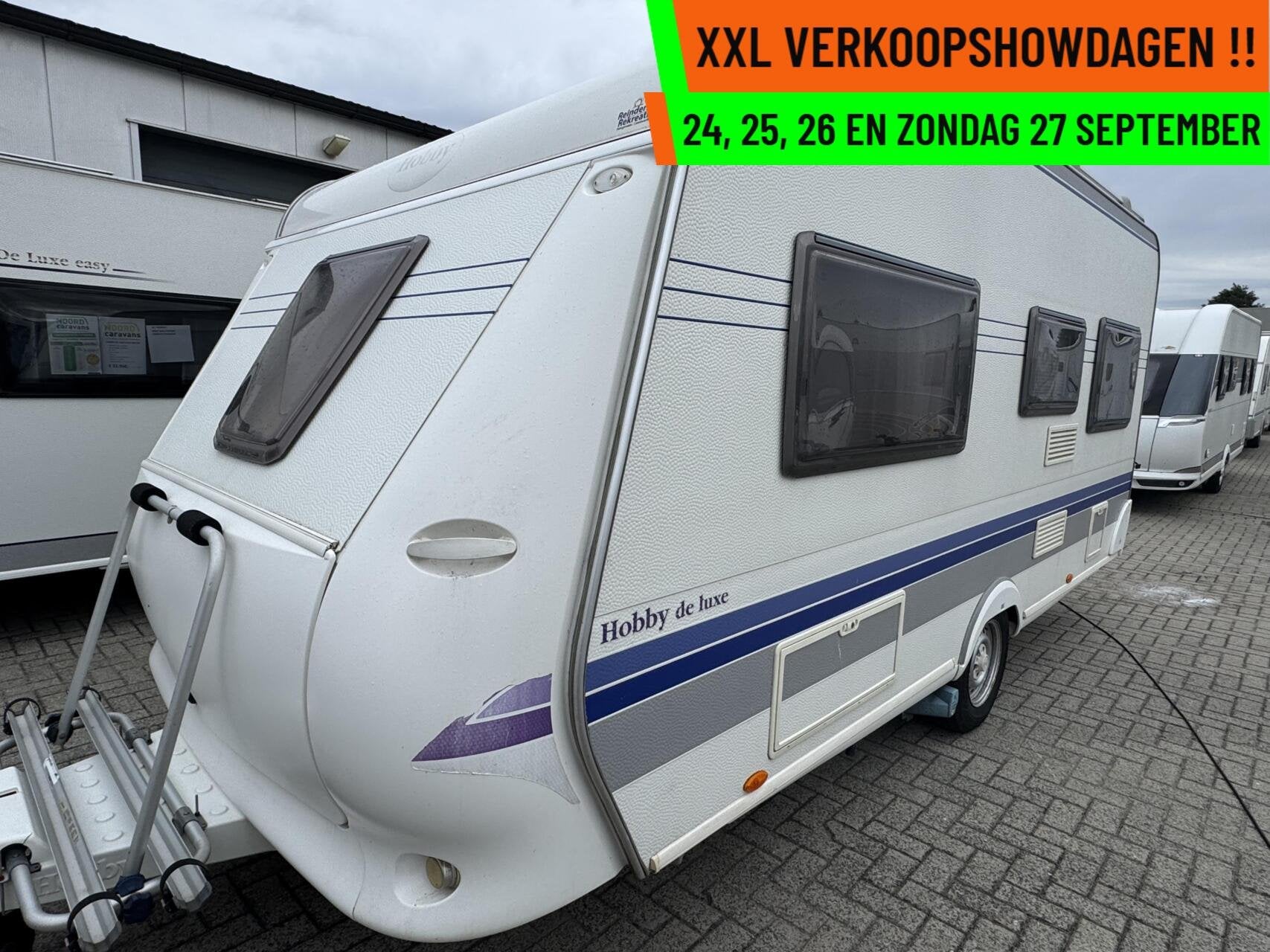 HOBBY - XXL VERKOOPSHOW 24,25,26 & 27 SEPT. 10-17 UUR, Caravans en Kamperen, Rondzit, Hobby, Bedrijf, Luifel