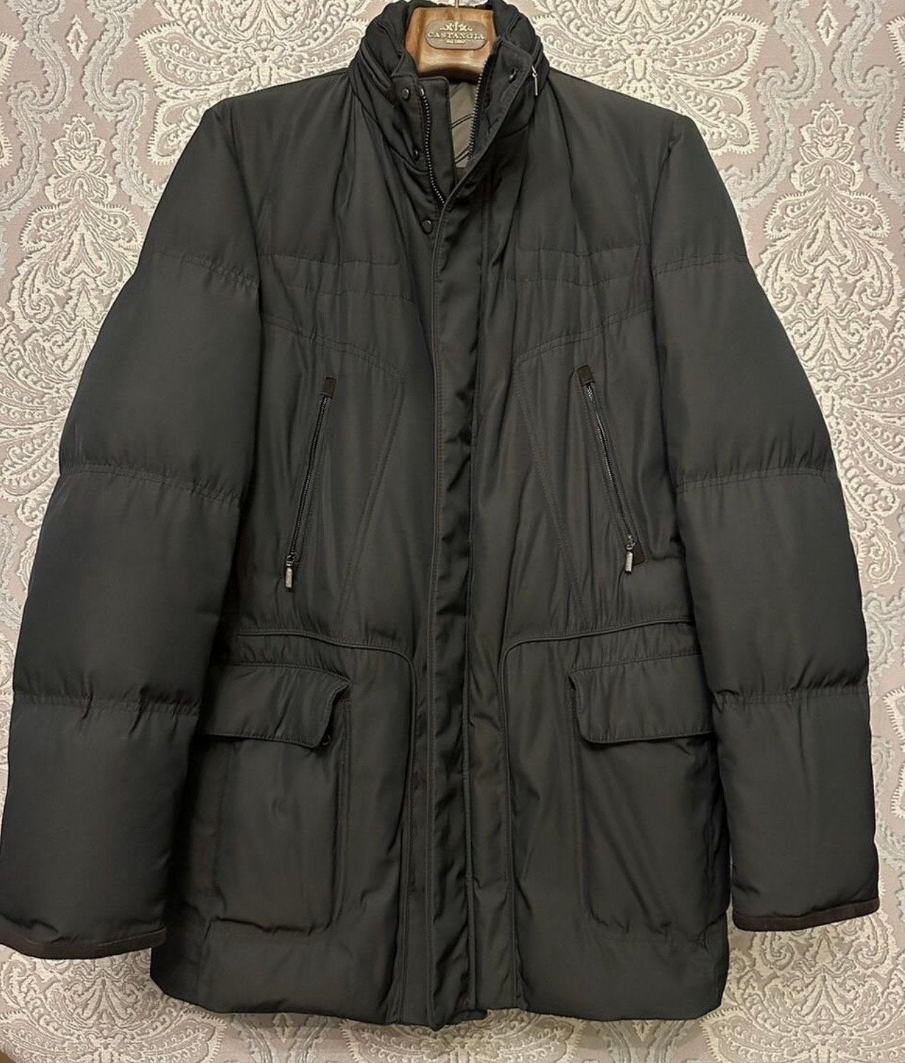 Brioni Heren Winterjas - nieuwstaat!, Kleding | Heren, Ophalen of Verzenden, Zo goed als nieuw, Maat 48/50 (M), Zwart