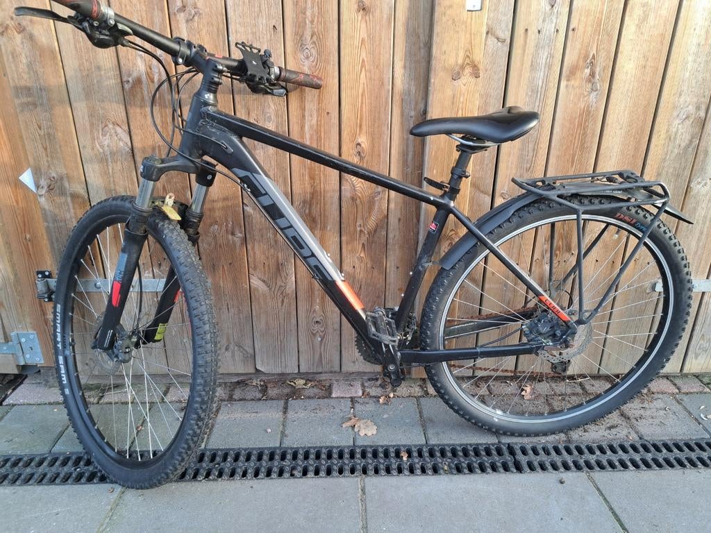 Cube mountainbike fiets zwart rood 29 inch, Hardtail, Heren, Zo goed als nieuw, Ophalen