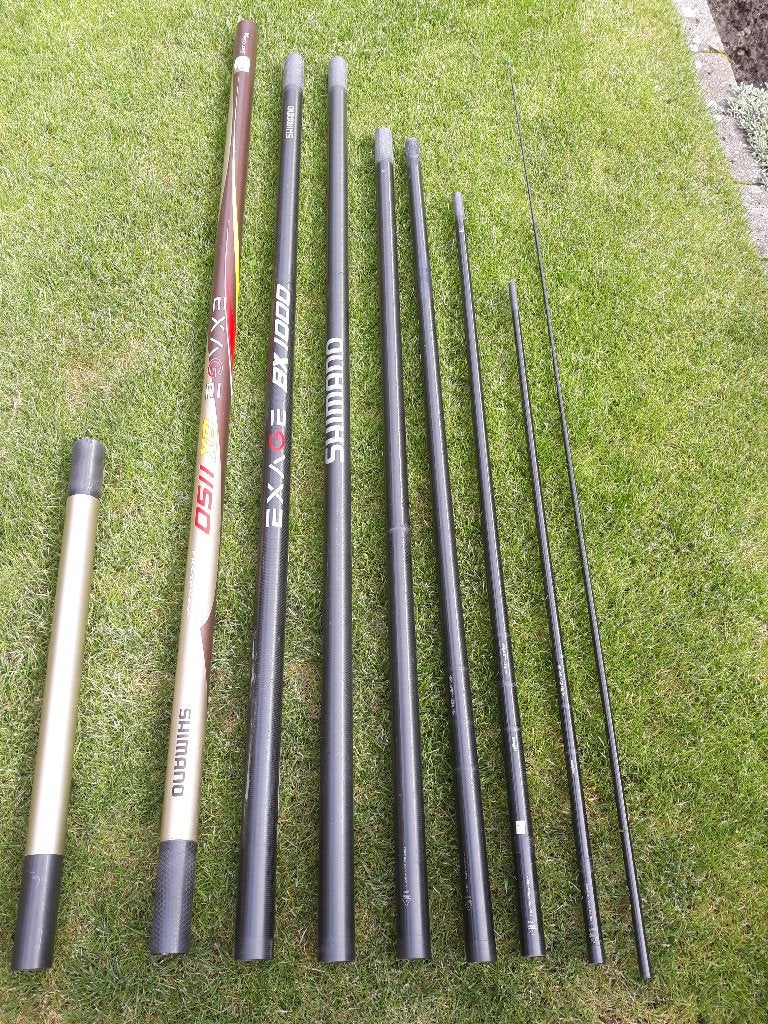 Hengelsport. Shimano 11.50 m, Watersport en Boten, Ophalen, Gebruikt, Vaste hengel