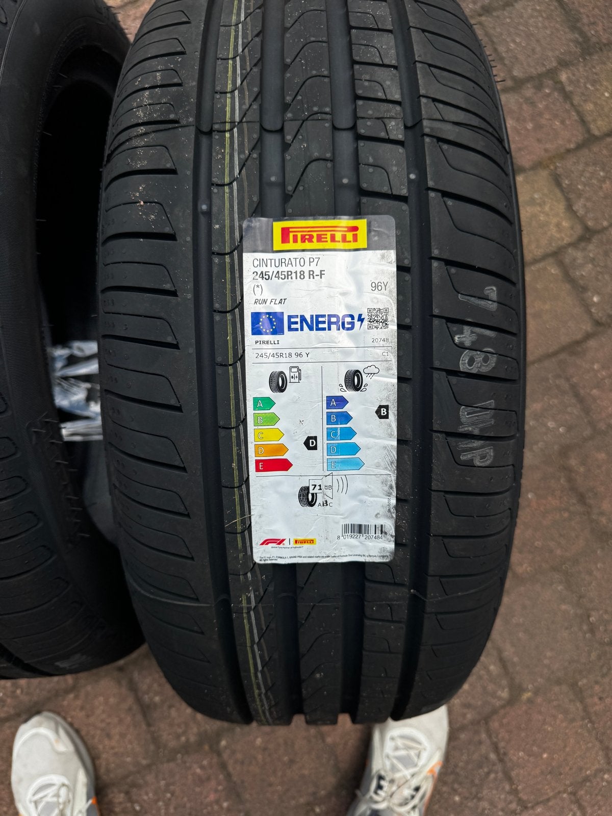 2*Nieuwe Pirelli Cinturato P7 (*) RFT zomerbanden 245/45 R18, 18 inch, 245 mm, Nieuw, Ophalen of Verzenden