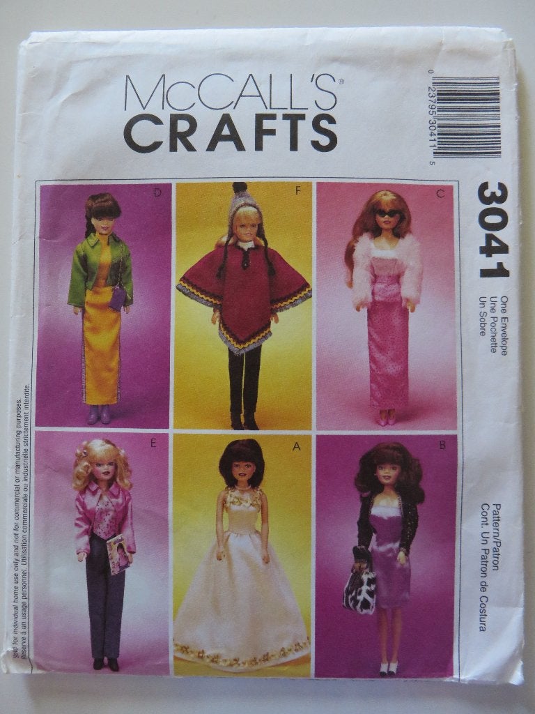 Barbie patronen, Ophalen, Nieuw, Kleertjes