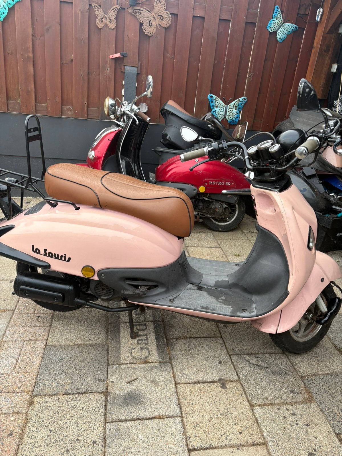 La souris Retro, Ophalen, Zo goed als nieuw, Benzine, 50 cc