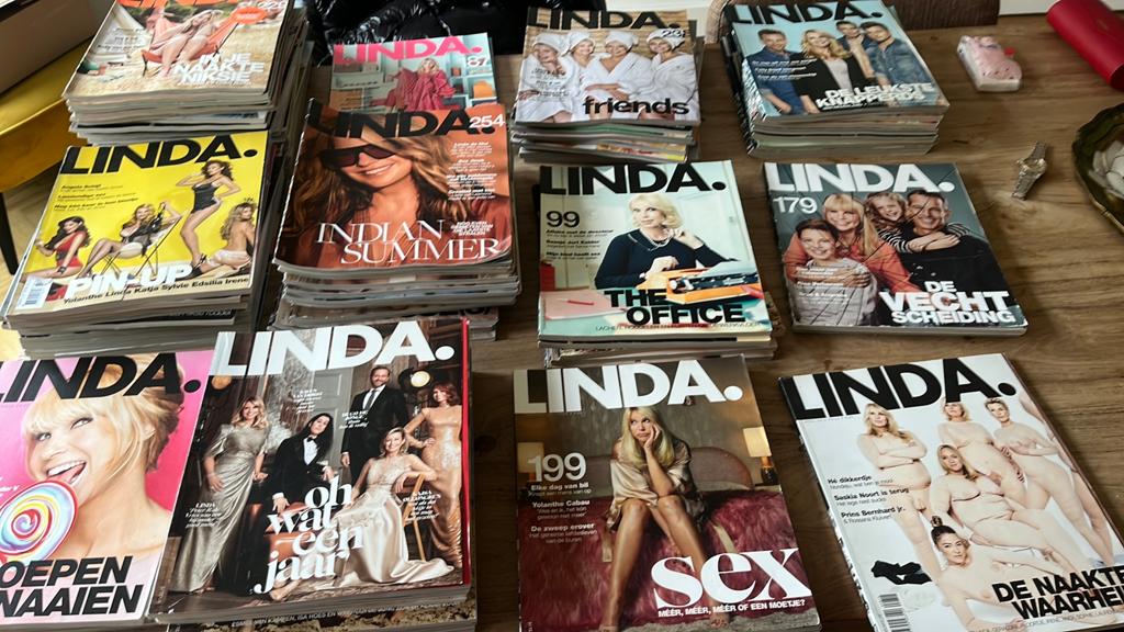 Grote collectie Linda magazines (meer dan 100), Ophalen of Verzenden, Gelezen, Damesbladen