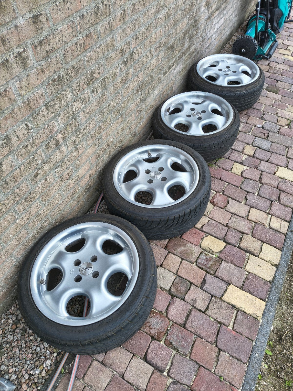 Sportieve 16 Inch Aluett "Cup" Breedteset, Auto-onderdelen, Banden en Velgen, Ophalen, 16 inch, Banden en Velgen, Personenwagen