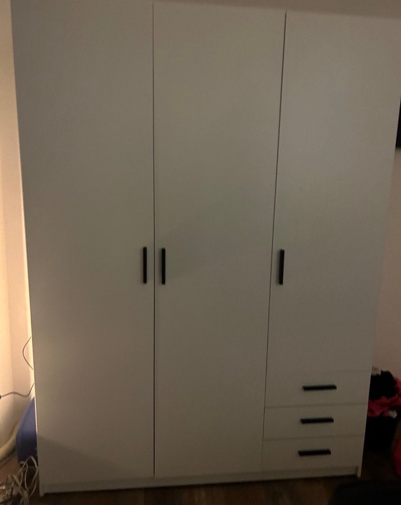 Kledingkast 3 deurs, Huis en Inrichting, Kasten | Kledingkasten, Kunststof, 200 cm of meer, 150 tot 200 cm, Zo goed als nieuw