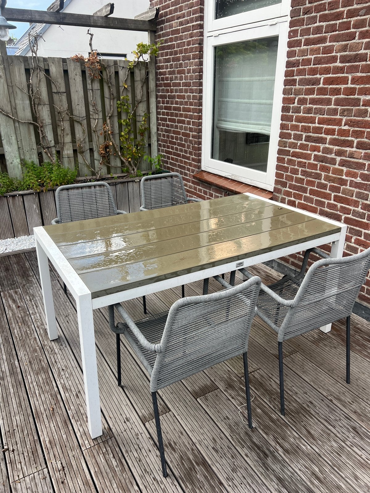 Tuinset, Tuin en Terras, Ophalen, Gebruikt, Aluminium