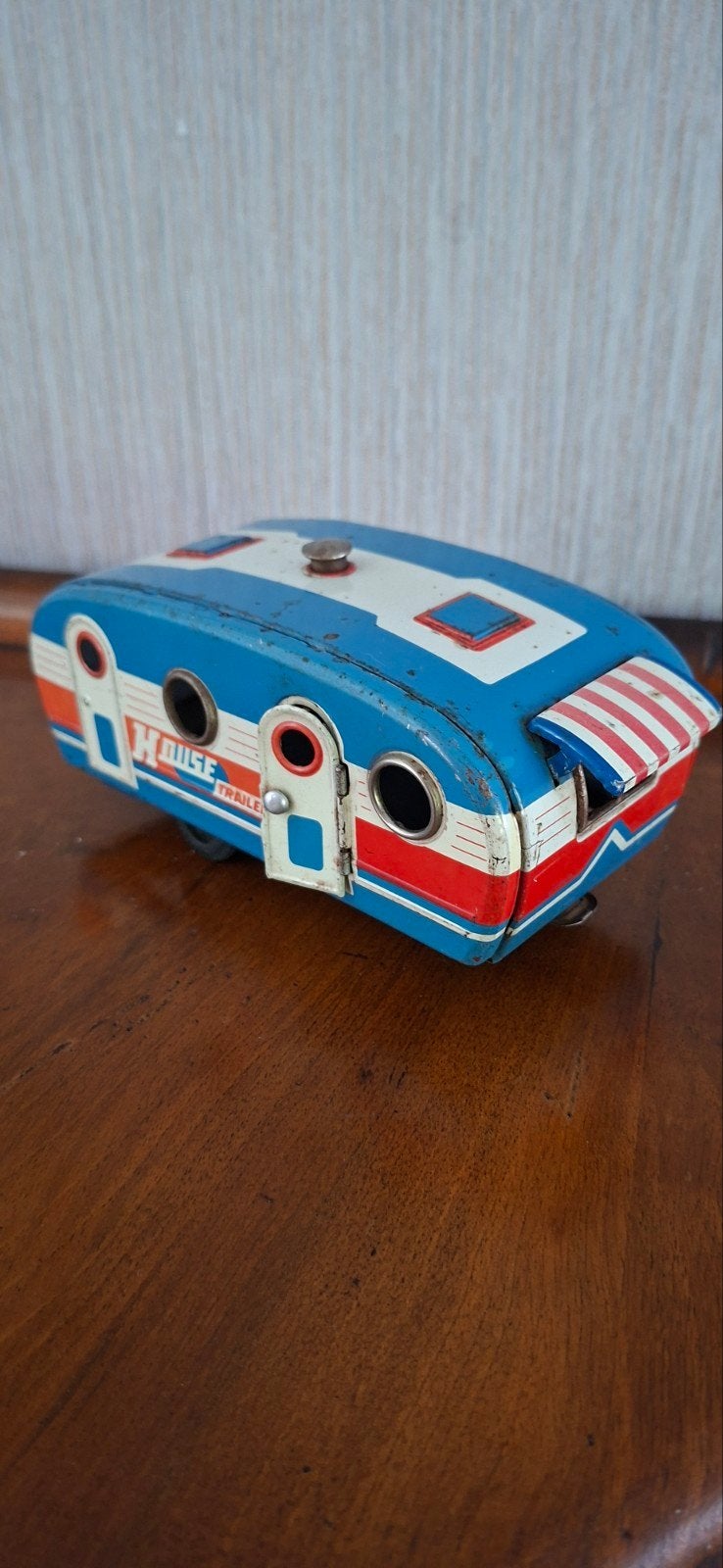 Vintage S.S.S. Shioji & Co. Japan Blikken Caravan 1950, Ophalen of Verzenden, Gebruikt