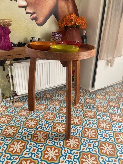 TAFEL MET 2 STOELEN, Huis en Inrichting, Ophalen, Gebruikt, Rechthoekig, 50 tot 100 cm