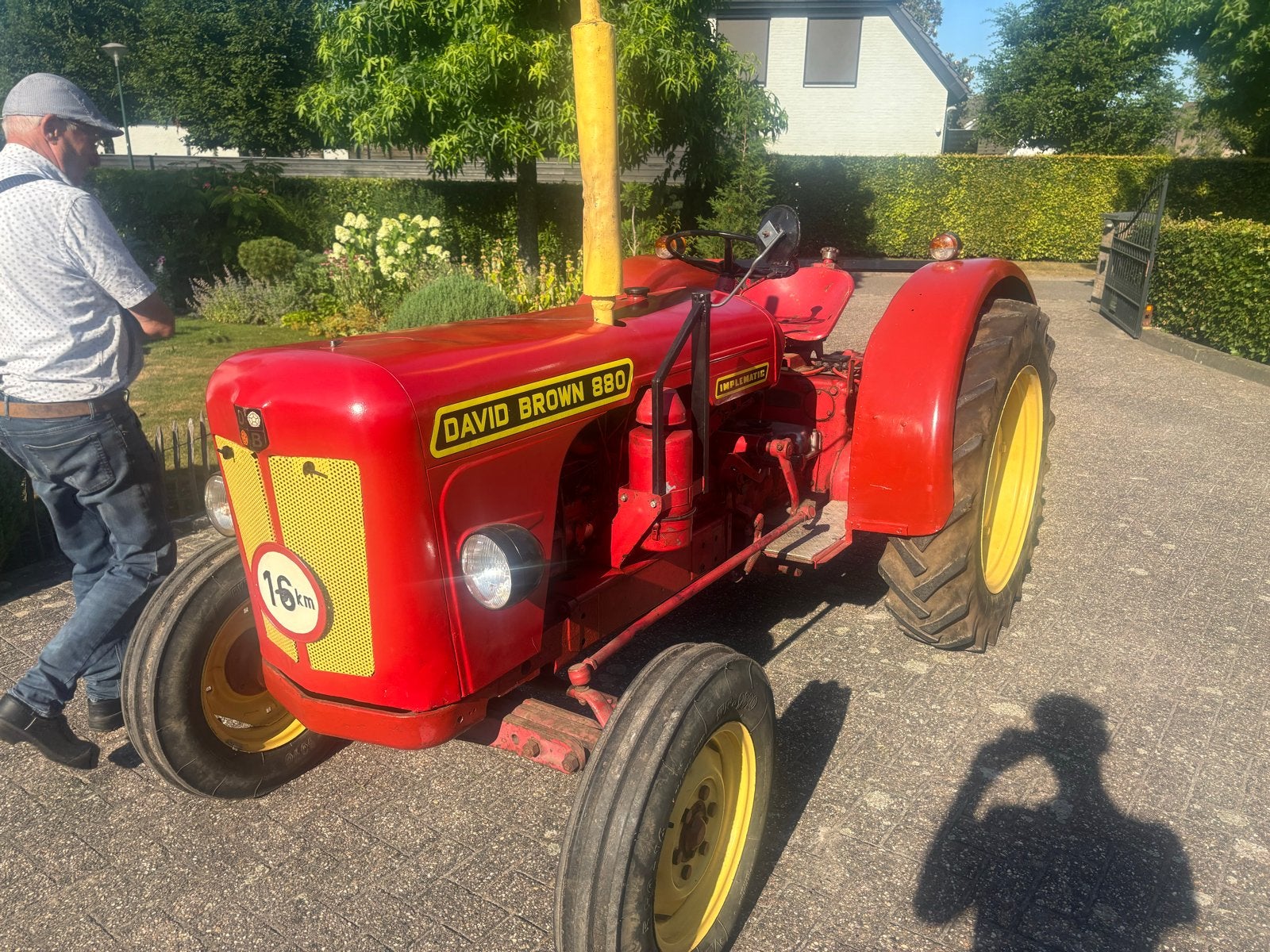 David Brown 880 Tractor - Oldtimer, Ophalen, Gebruikt, Dieselmotor