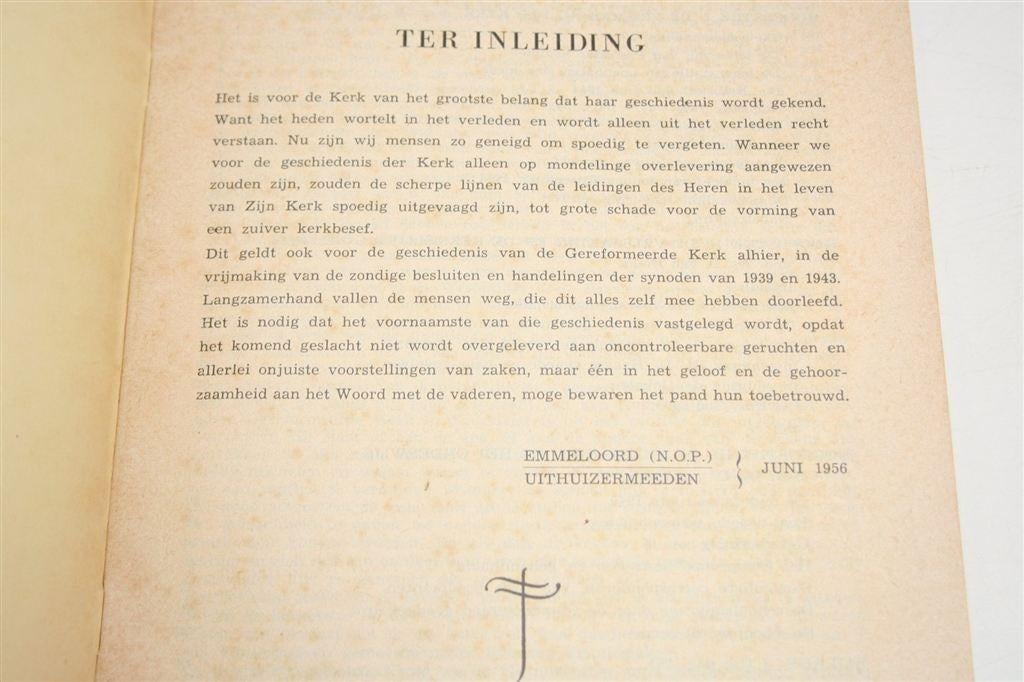 De Vrijmaking Uithuizermeeden [1956] — Kerkgeschiedenis, Ophalen of Verzenden, Gelezen