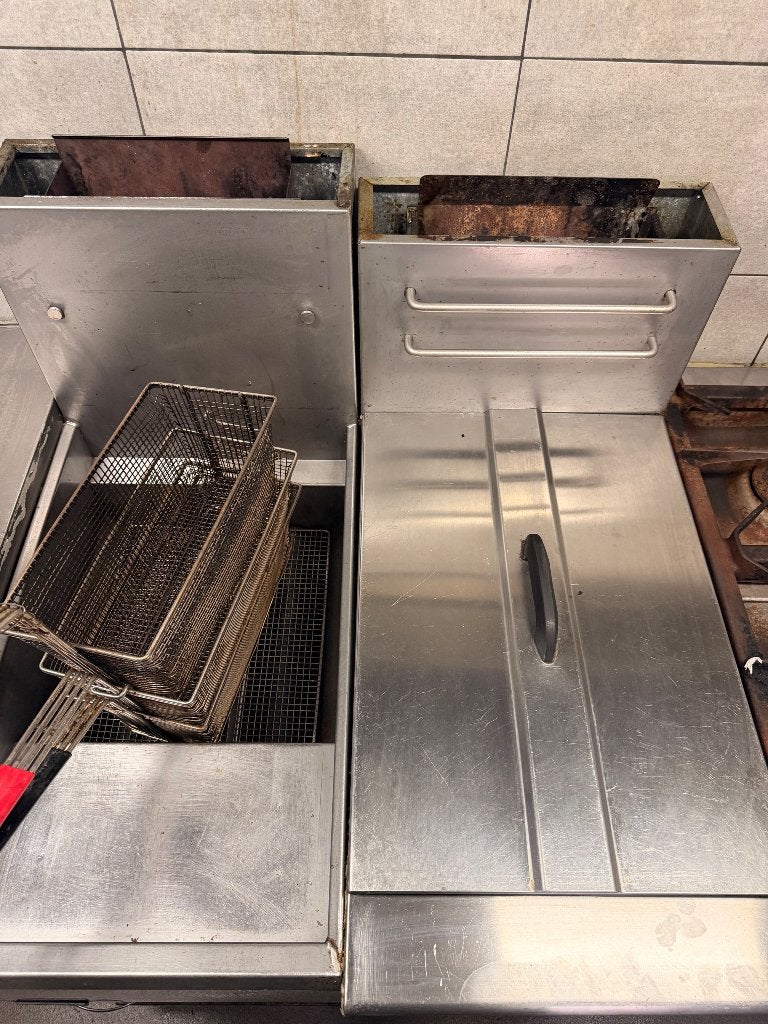 2x Pitco gas frituur !, Ophalen, Gebruikt, Fornuis, Frituur en Grillen