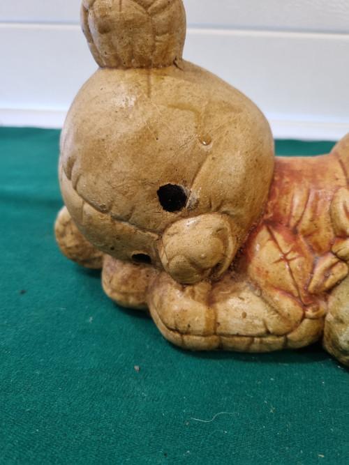 Betonnen liggende teddybeer, Verzamelen, Beelden en Beeldjes, Ophalen of Verzenden