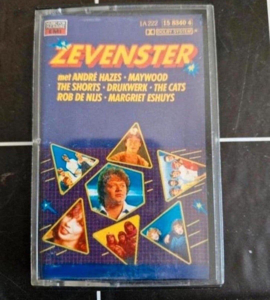 Cassettebandje Zevenster met André Hazes, Maywood, Cd's en Dvd's, Gebruikt, 1 bandje, Ophalen of Verzenden, Voorbespeeld