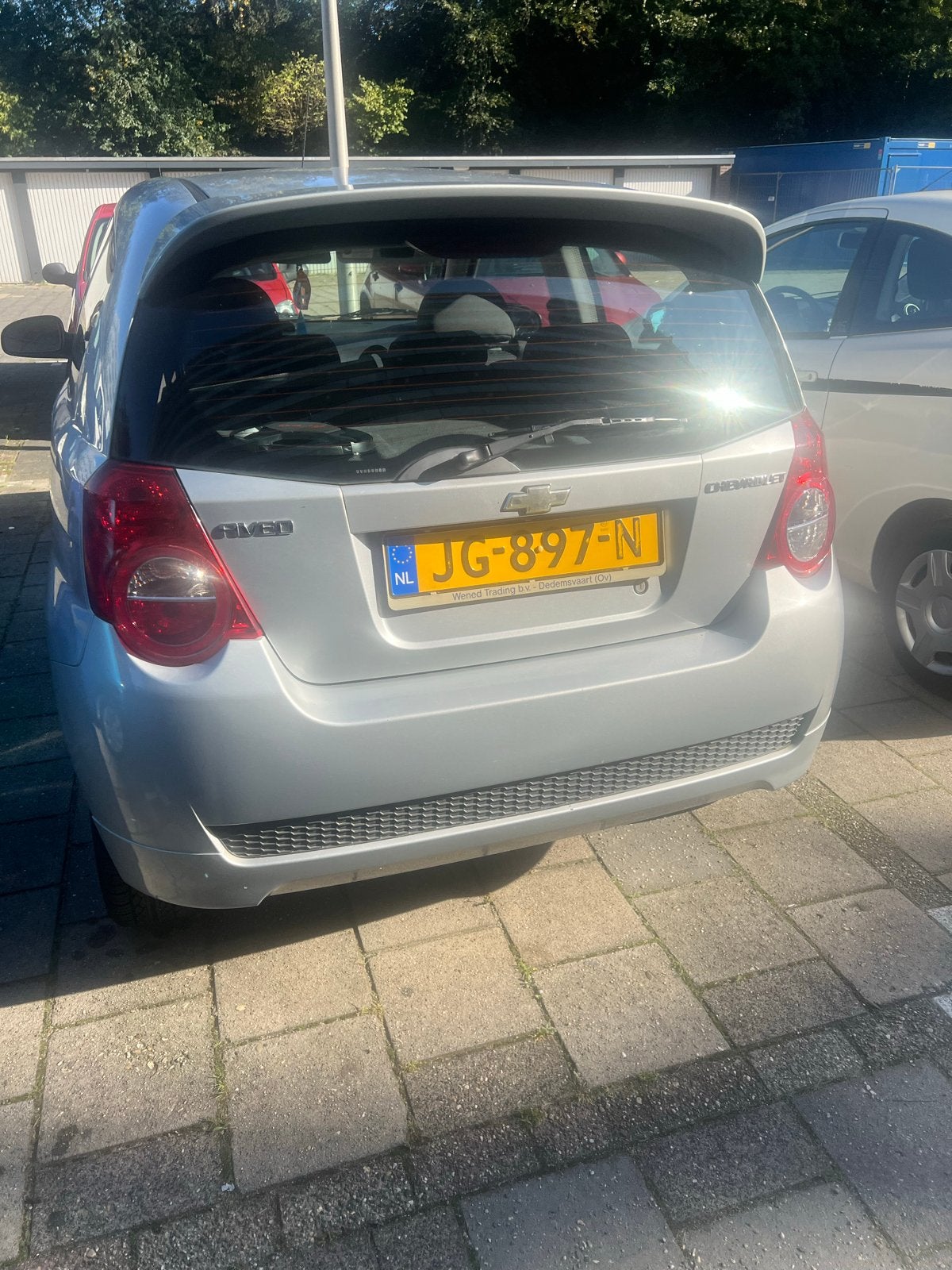 Chevrolet Aveo 1.2 16V 3D 2010 Grijs, Auto's, Voorwielaandrijving, 40 €/maand, Aveo, 4 cilinders