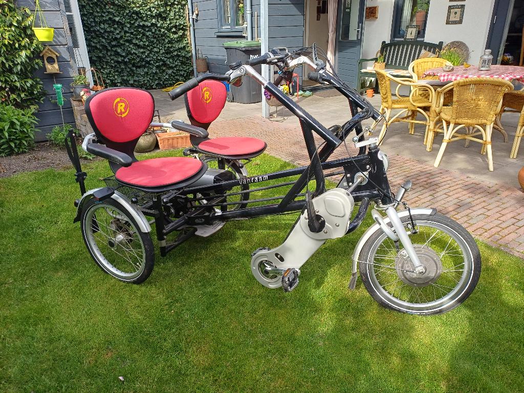 Duofiets Van Raam, Fietsen en Brommers, Ophalen, Zo goed als nieuw, Schijfrem, Van raam