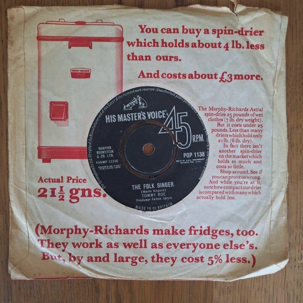 Tommy Roe - The Folk Singer (066), Ophalen of Verzenden, Gebruikt, Pop