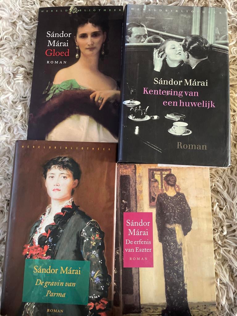 4 boeken van Sándor Márai, Boeken, Literatuur, Gelezen, Ophalen of Verzenden