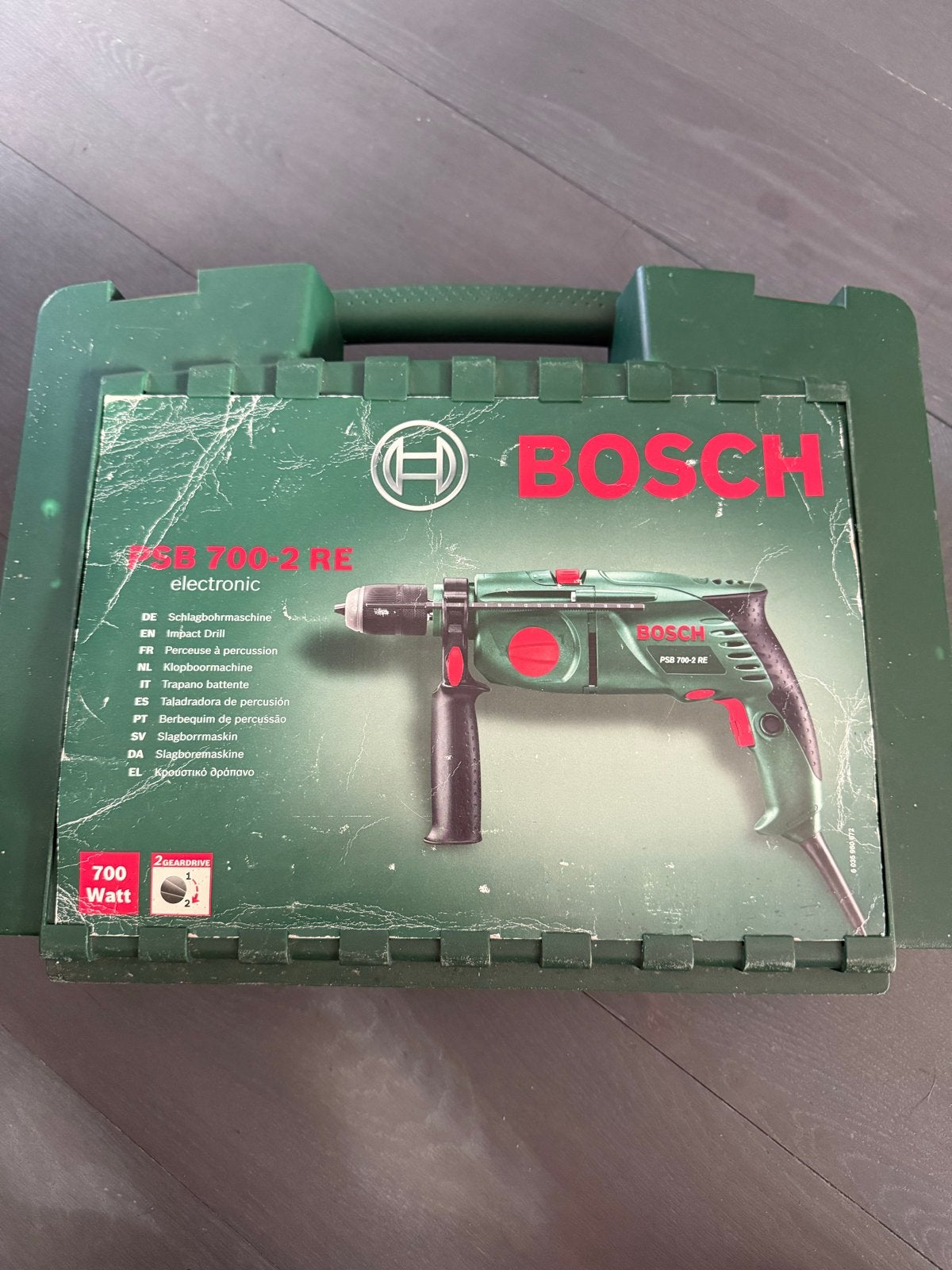 Bosch PSB 700-2 RE Klopboormachine 700W, Boormachine, Ophalen of Verzenden, Klopboormechanisme, Gebruikt