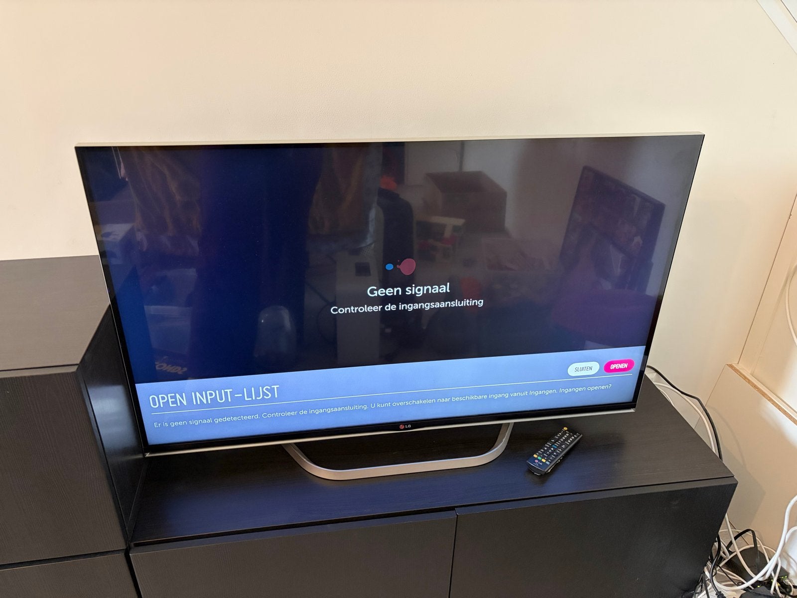 Goedwerkende LG 47LB730V Smart TV met afstandsbediening, Ophalen, 100 cm of meer, Full HD (1080p), Gebruikt
