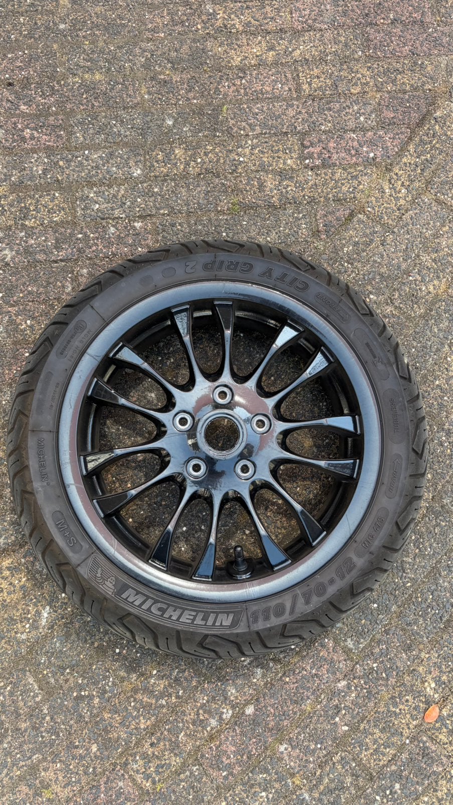 Vespa Sprint Velg met Michelin City Grip 2 band, Ophalen of Verzenden
