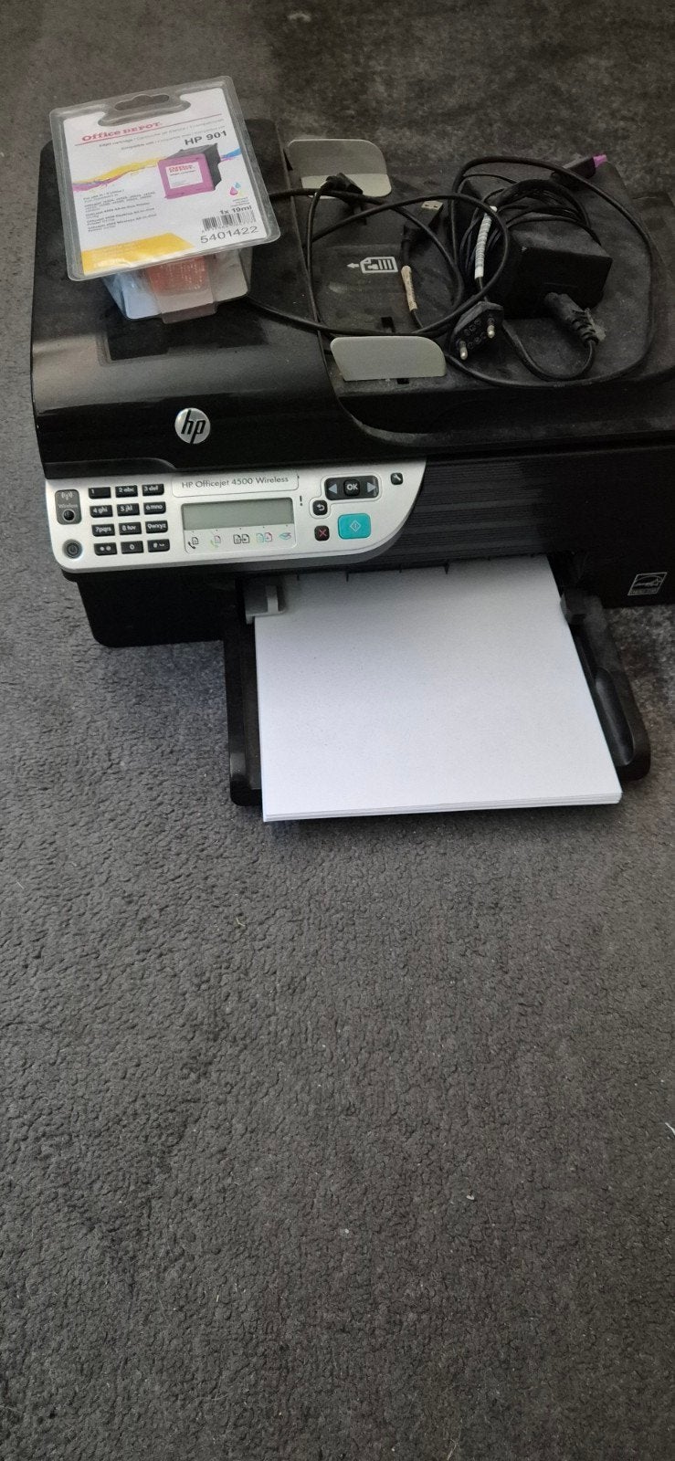 HP Officejet 4500 Wireless All-in-One Printer, Computers en Software, Ophalen, Gebruikt, Inkjetprinter, All-in-one