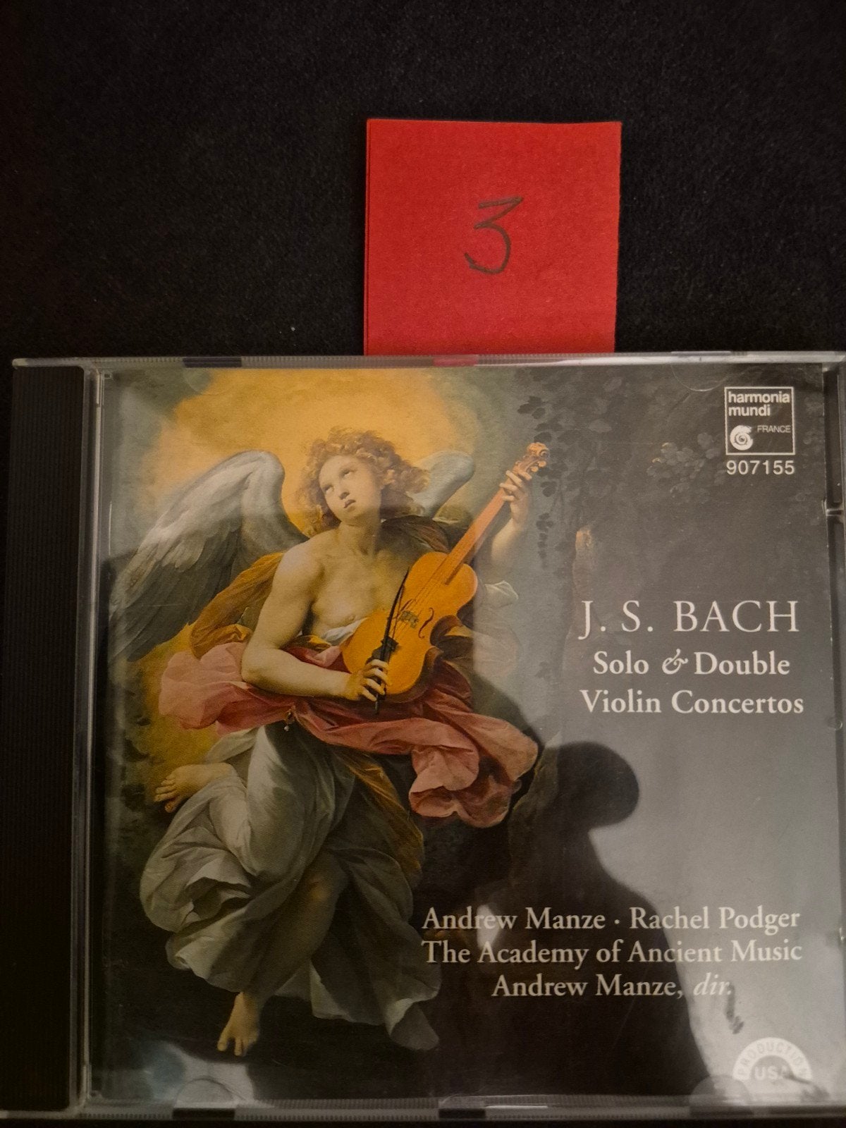 J.S. Bach - Solo & Double Violin Concertos CD - Andrew Manze, Soloconcert, Ophalen of Verzenden, Zo goed als nieuw, Inclusief doosje