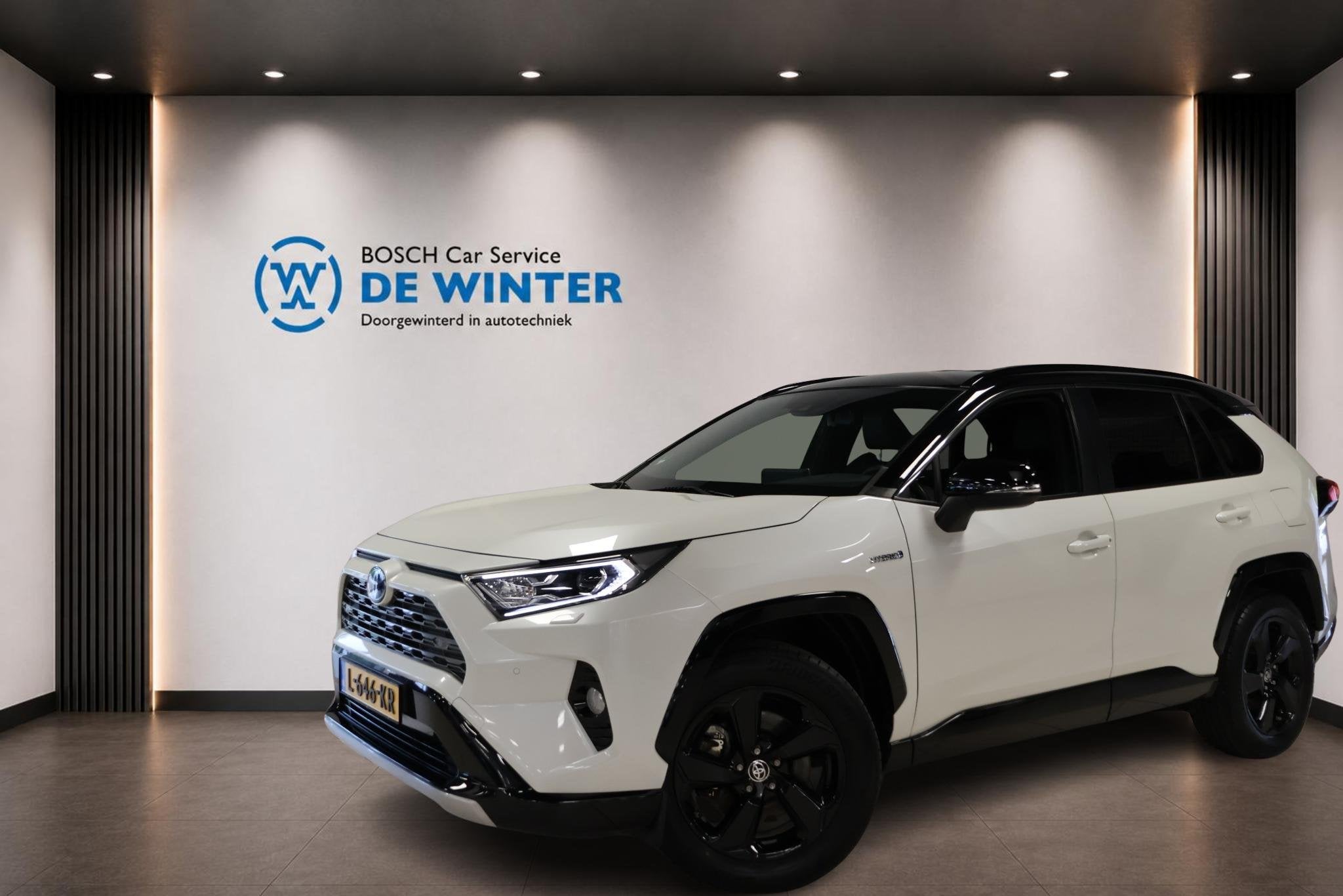 Toyota RAV4 2.5 Hybrid Style, Auto's, Gebruikt, 4 cilinders, Wit, 218 pk