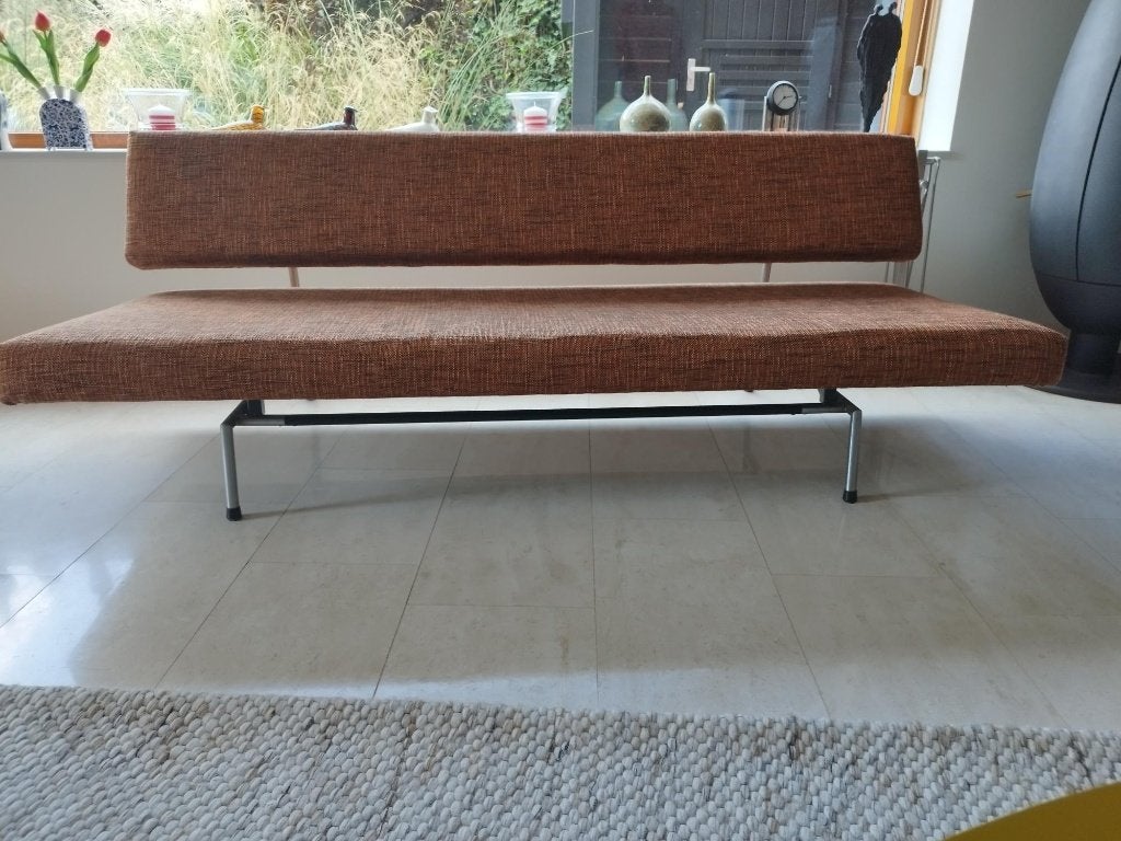 Martin Visser slaapbank, Ophalen, Gebruikt, Oranje, 190 cm of minder