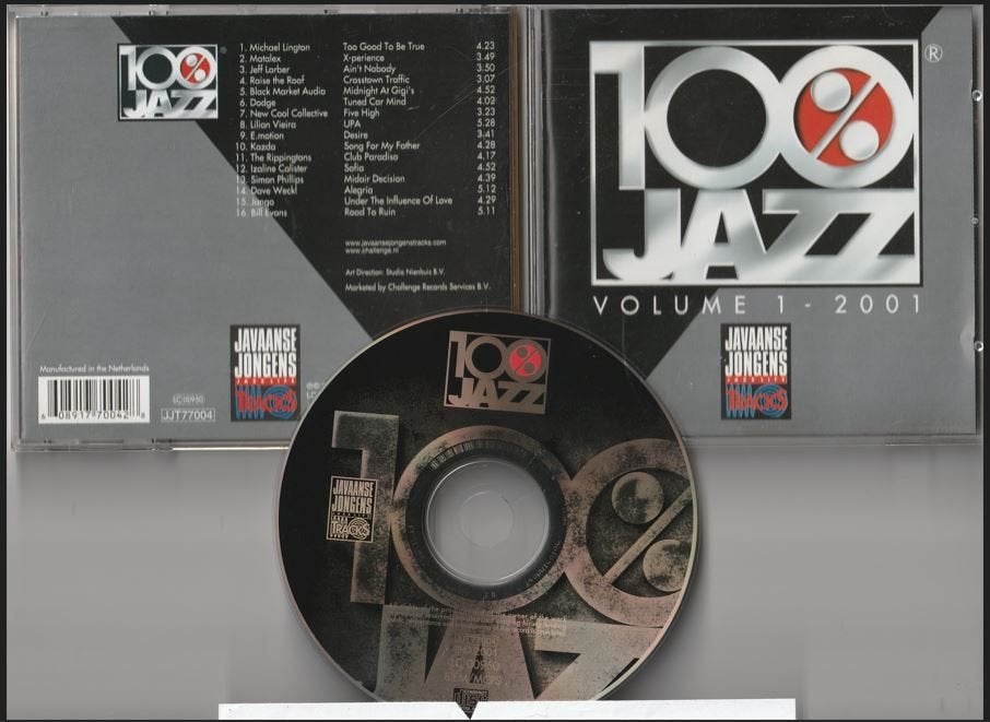 100% Jazz - Volume 1 - 2001 - Verzamelalbum, Cd's en Dvd's, Cd's | Verzamelalbums, Ophalen of Verzenden, Gebruikt, Jazz en Blues