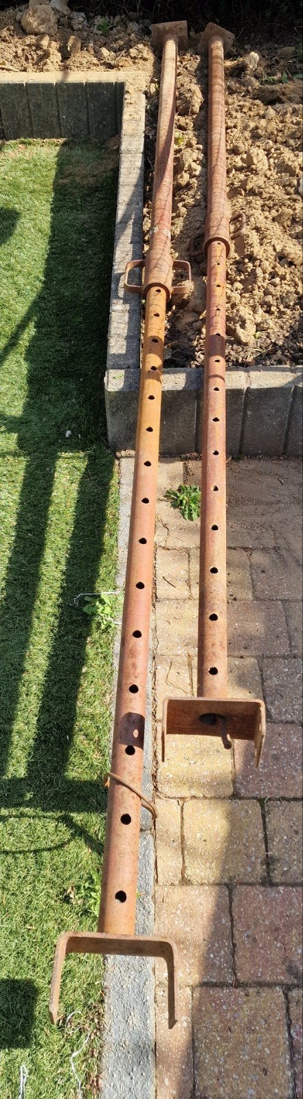 Stempels voor bouw of renovatie - diverse lengtes, Doe-het-zelf en Verbouw, Ophalen, Gebruikt, Overige typen, 2 tot 5 meter