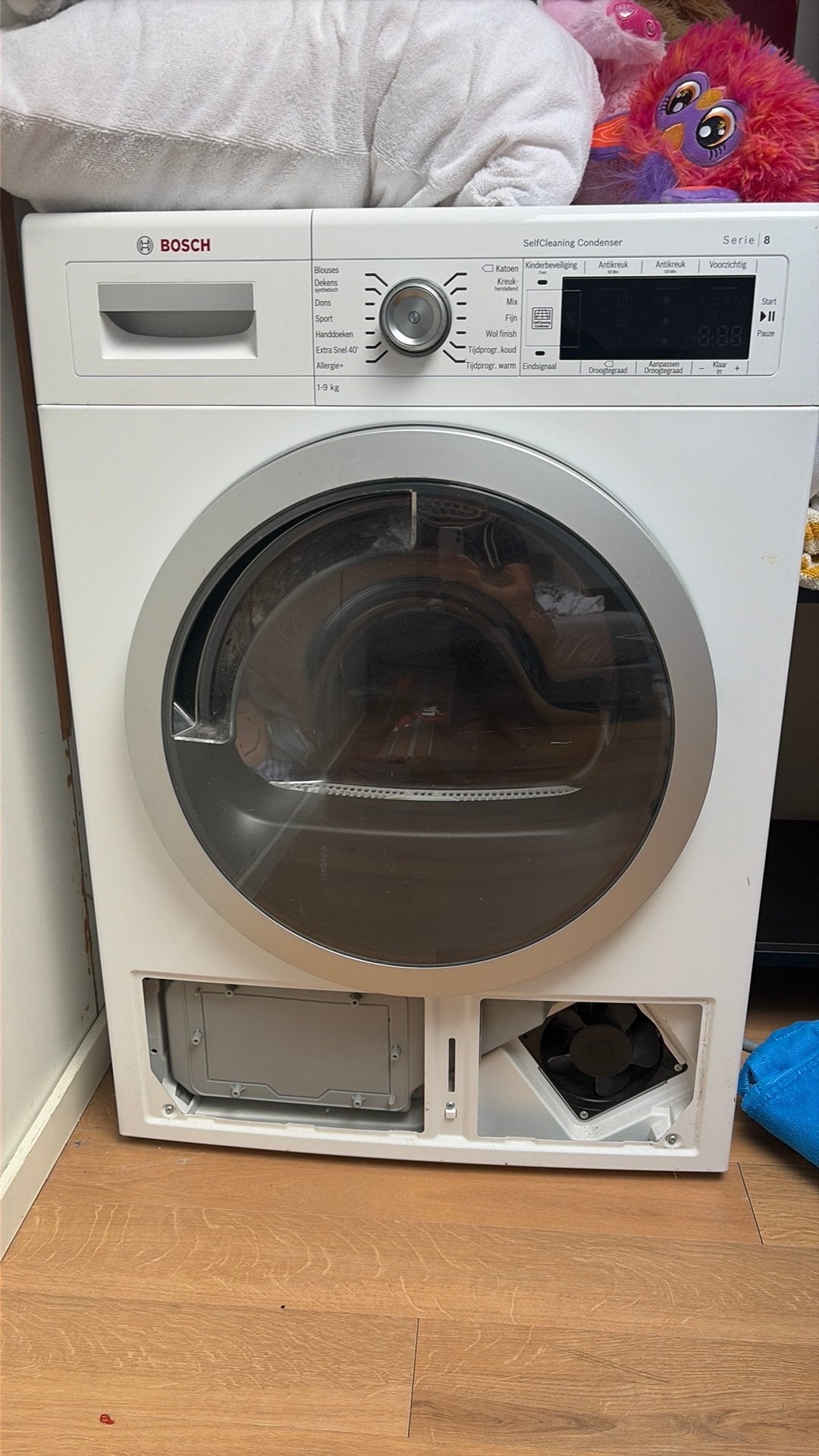 Bosch serie 8 droger (gratis ophalen breda), Witgoed en Apparatuur, Ophalen, Gebruikt, Condens, Minder dan 85 cm