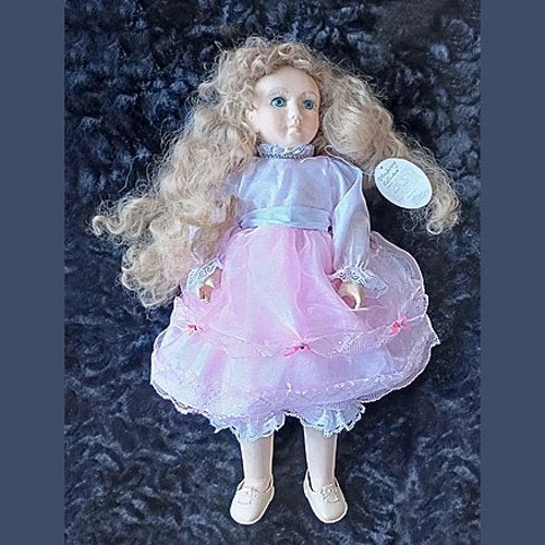 Vintage porseleinen pop, Verzamelen, Poppen, Ophalen of Verzenden, Zo goed als nieuw, Pop