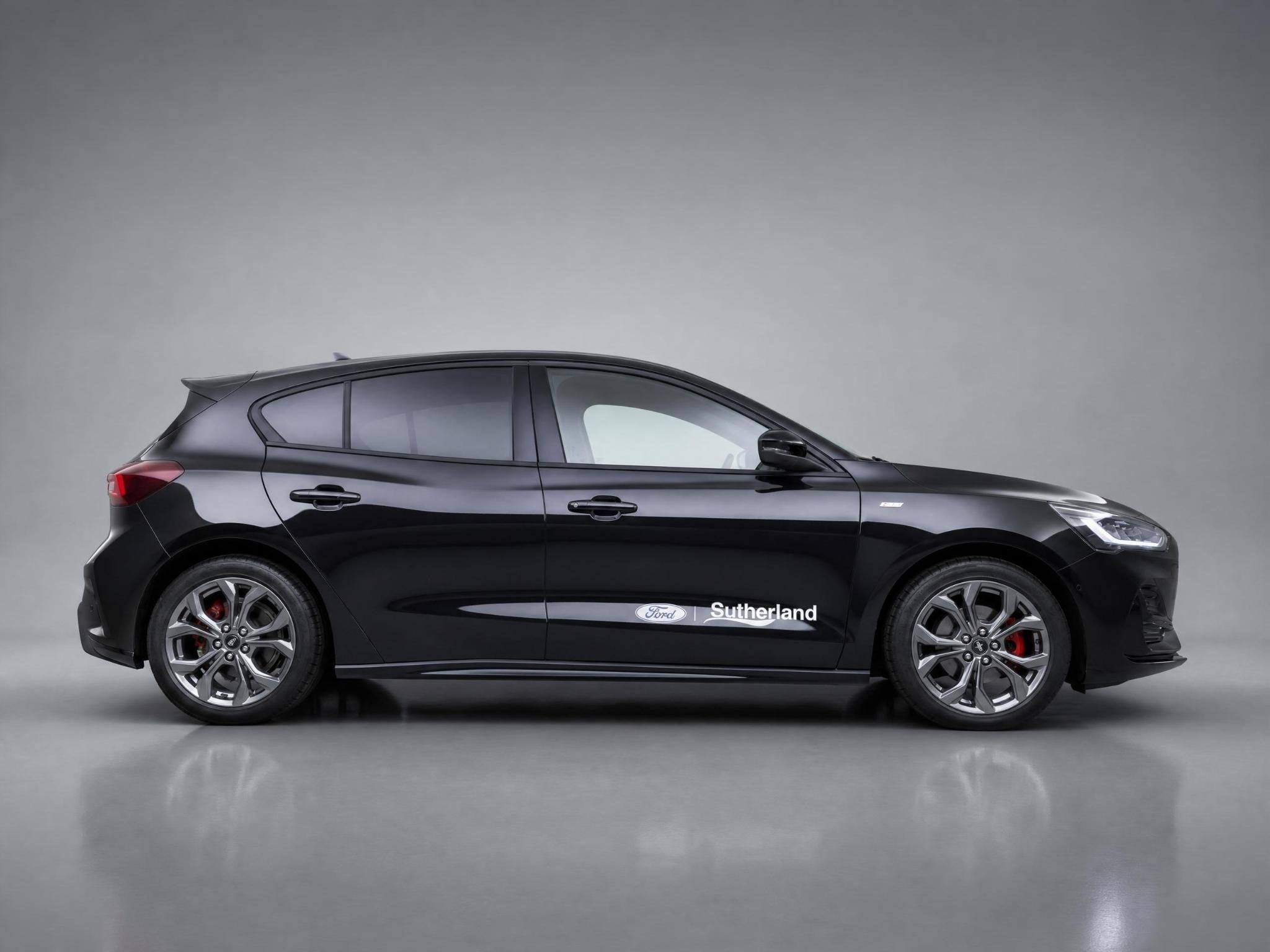 Ford Focus 1.0 EcoBoost Hybrid ST Line X 155pk Automaat | Ad, Auto's, Stof, Gebruikt, Zwart, Origineel Nederlands