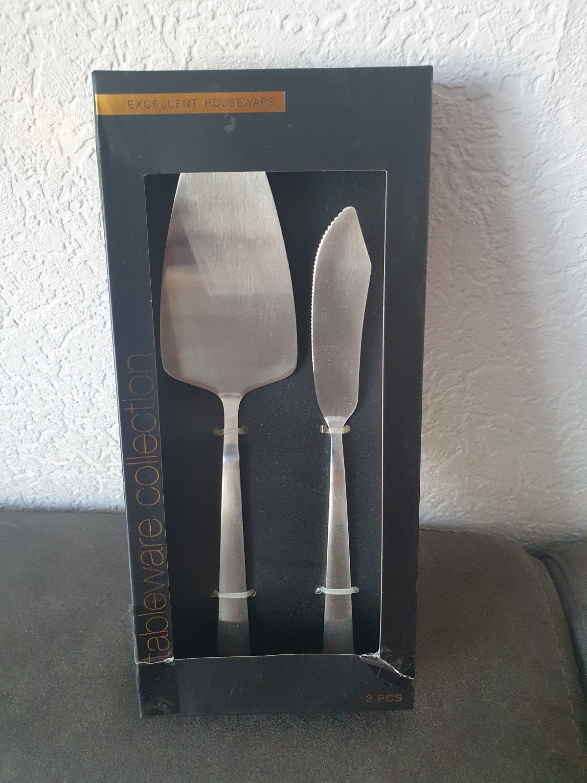 Taartschep en Kaasmes Set, Los bestek, Nieuw, Ophalen of Verzenden, Rvs of Chroom
