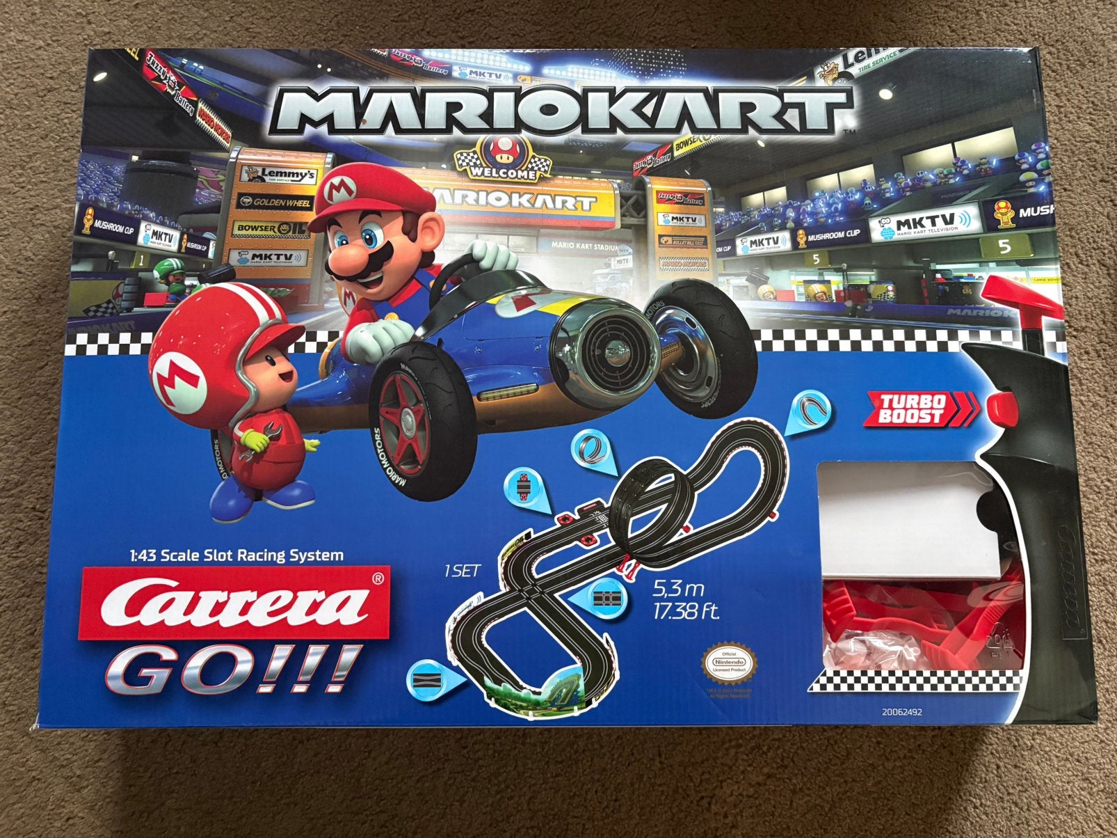 Mariokart spel, Ophalen of Verzenden, Zo goed als nieuw, Handmatig, Overige merken