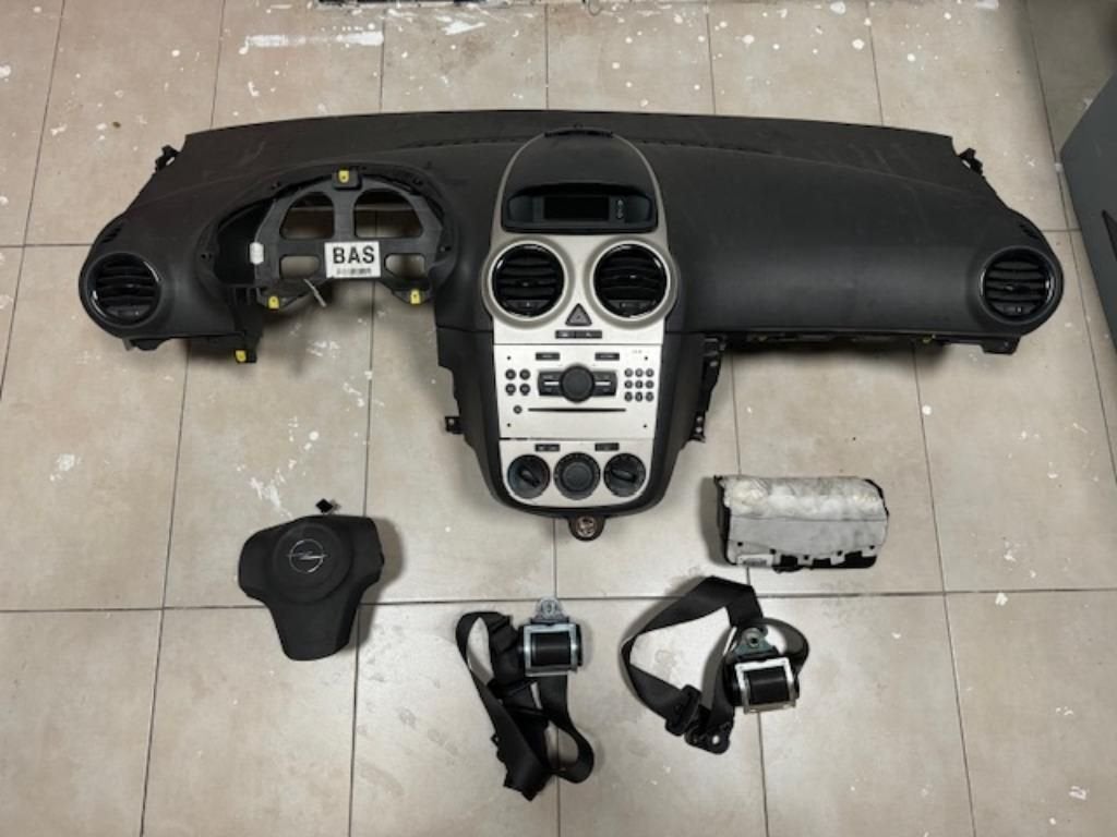 Opel Corsa D Dashboard Airbagset Compleet, Gebruikt, -, -, Opel