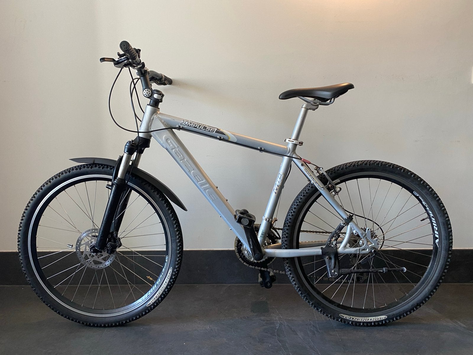 Gazelle Impulse MTB Series Mountainbike - Zilver, Ophalen, Gebruikt, Hardtail, Heren