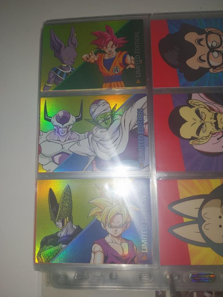 Dragon ball z binder 1, Ophalen of Verzenden, Zo goed als nieuw, Meerdere kaarten