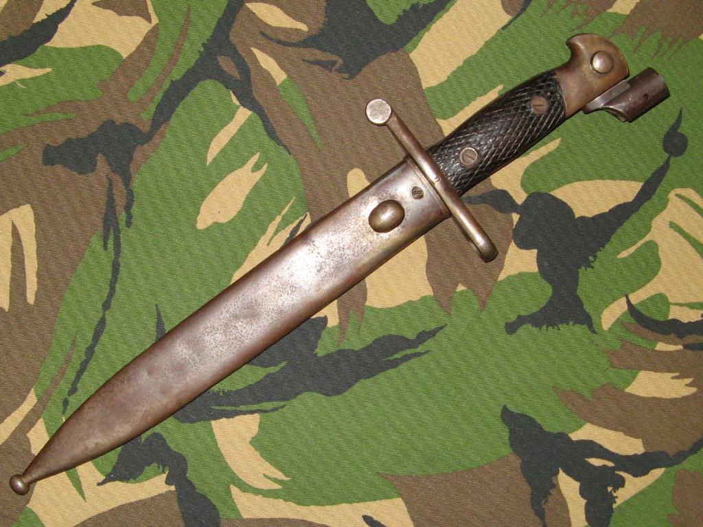 Bolo Bajonet M1941 Mauser met K98 Adapter - Leger Army, Ophalen of Verzenden, Landmacht, Overige gebieden, Mes of Dolk