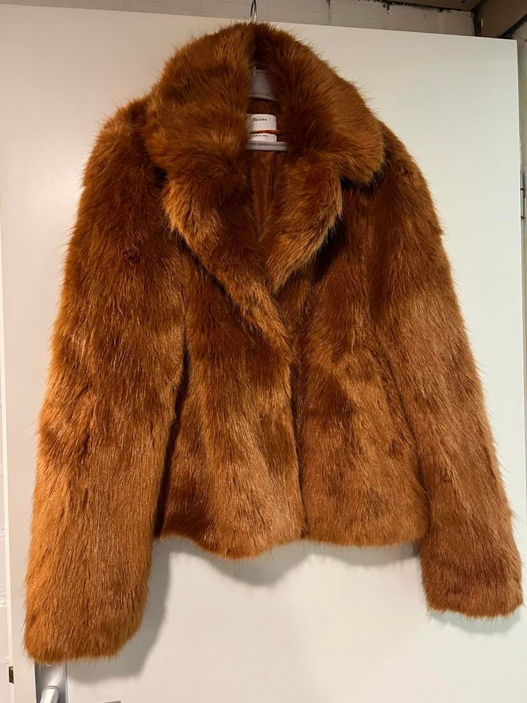heel mooi bontjasje, Kleding | Dames, Jassen | Winter, Ophalen of Verzenden, Zo goed als nieuw, Maat 38/40 (M), Bruin