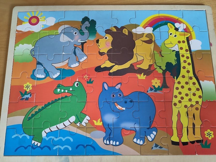 houten puzzel, Ophalen, 10 tot 50 stukjes, Gebruikt