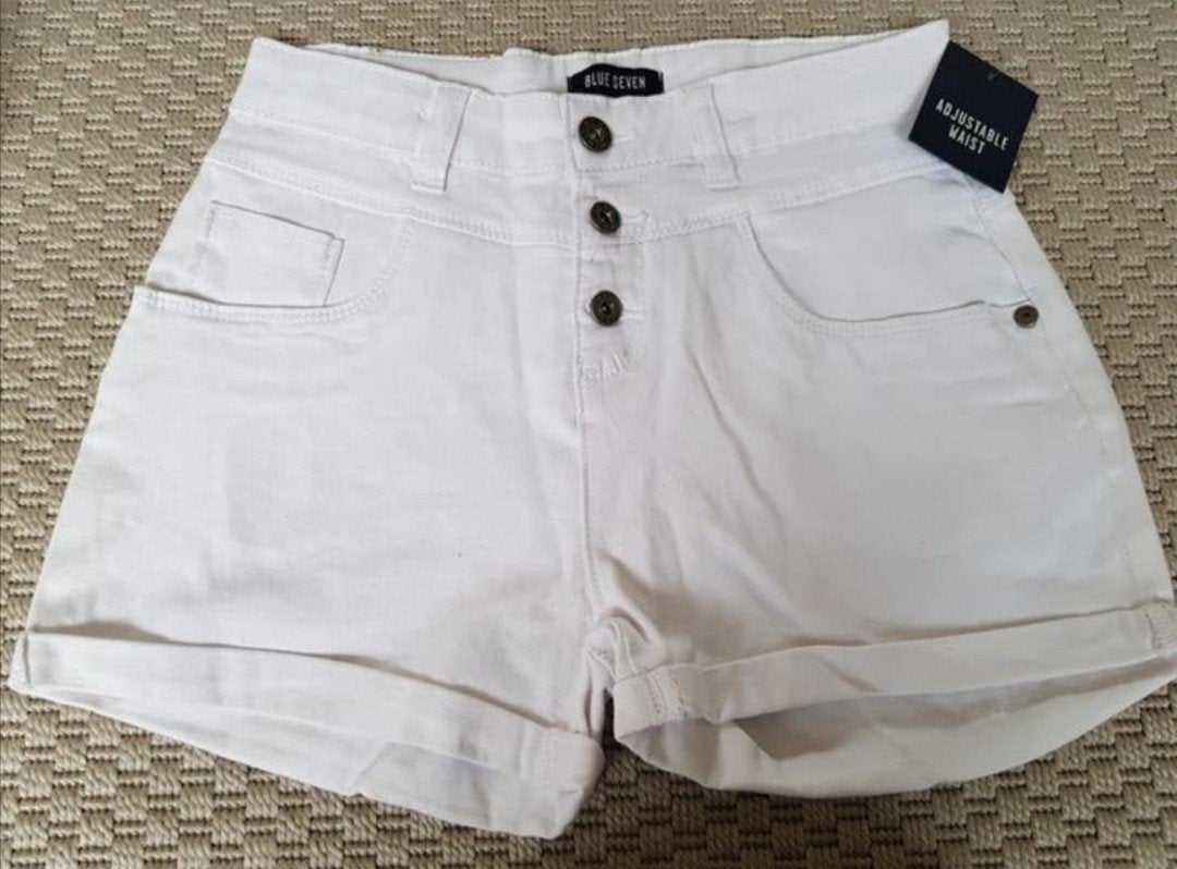 nieuwe witte korte broek short 164 shorts Blue Seven wit, Kinderen en Baby's, Broek, Meisje, Nieuw, Ophalen of Verzenden