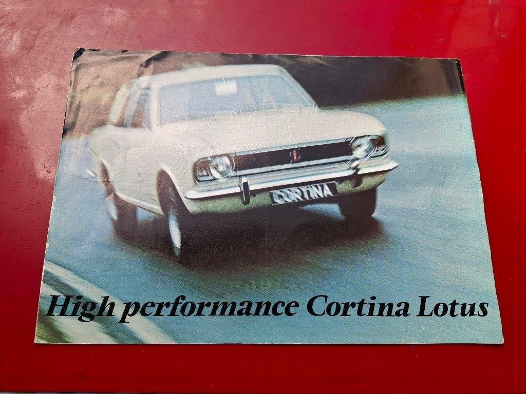 High Performance Ford Cortina Lotus MkII - Engelse folder, Gelezen, Ford, Ophalen of Verzenden, Ford Motor Company