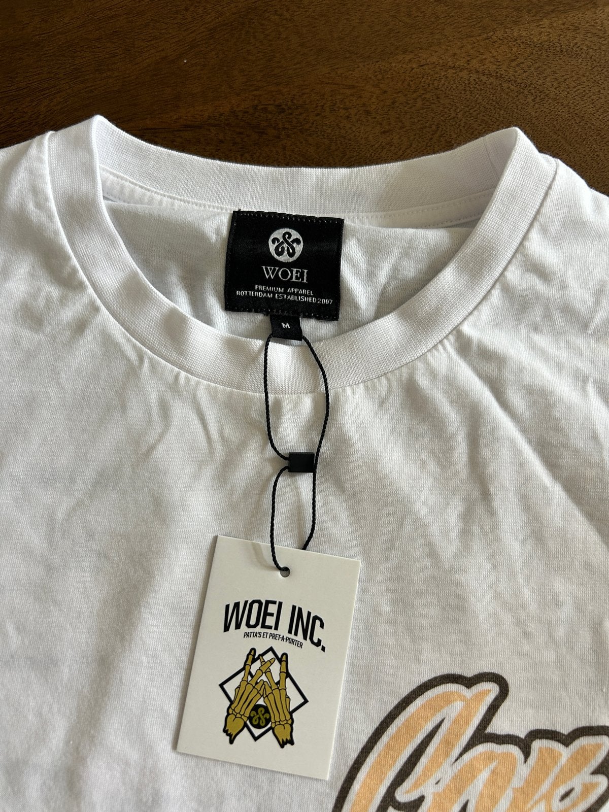 Woei T-shirt wit maat M - Nieuw met kaartje, Ophalen of Verzenden, Nieuw, Maat 48/50 (M), Wit