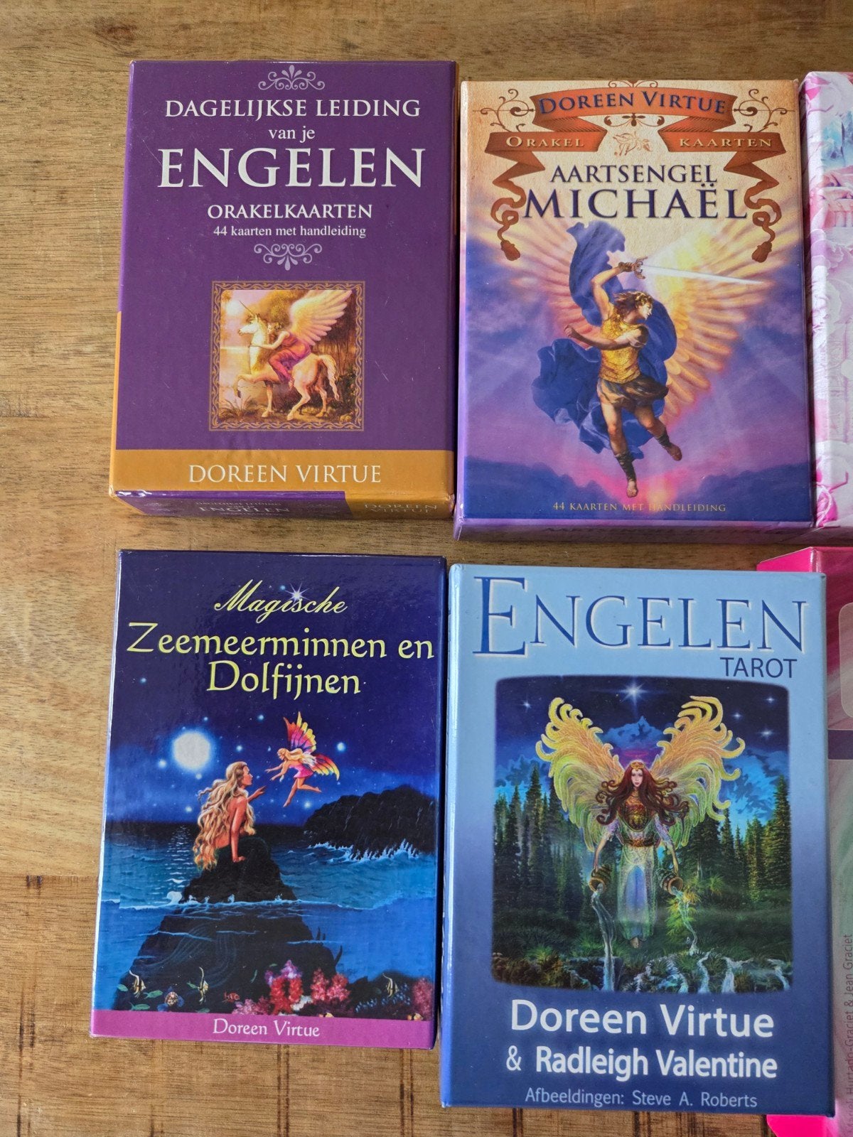 6x Tarot boxset oa 4x Doreen Virtue, Ophalen of Verzenden, Zo goed als nieuw, Tarot of Kaarten leggen, Overige typen