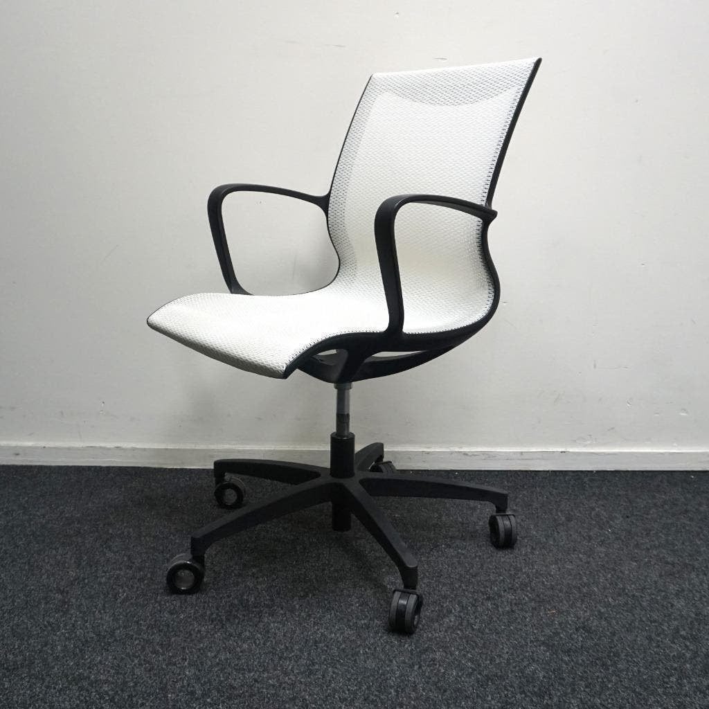 Sitland Soul Air Vergaderstoelen | Netweave | Wit / Zwart, Kunststof, Gebruikt, -, Wit