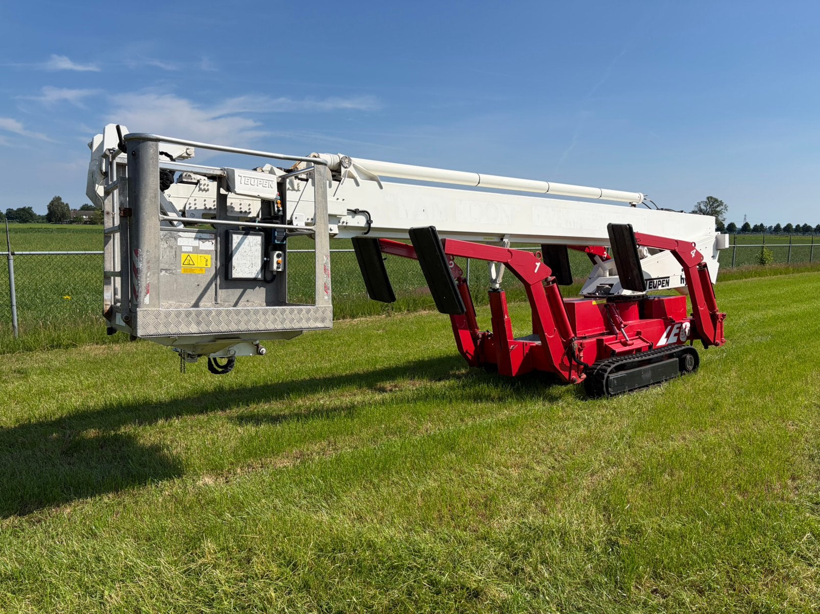 Teupen Leo 36 m spinhoogwerker hoogwerker boom lift hybride, Ophalen of Verzenden
