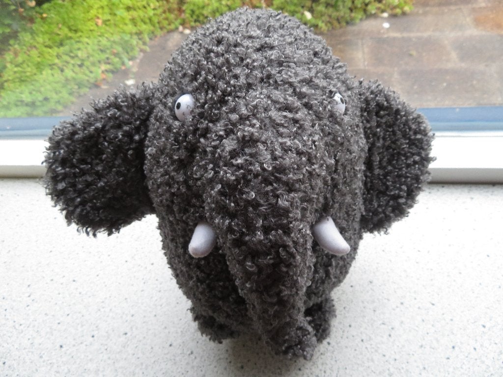 Olifant Olli mascotte van Feyenoord Blijdorp, Grijs, Ophalen of Verzenden, Zo goed als nieuw, Wasbaar
