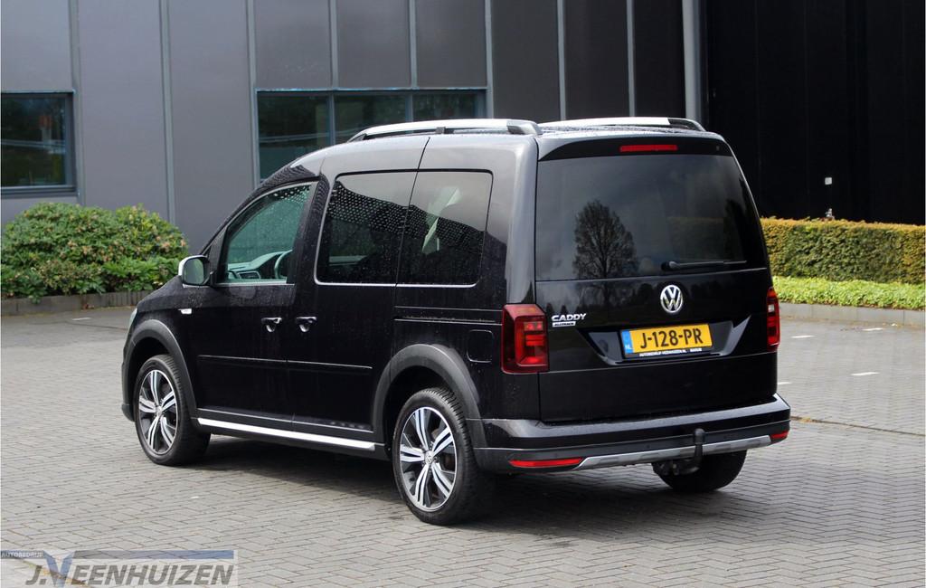 Volkswagen Caddy Alltrack 1.4 TSI |✅ Automaat |⭐Trekhaak, Gebruikt, 4 cilinders, Automatische klimaatregeling, Zwart